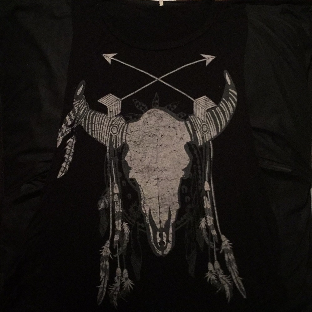 Bison | skull | rocker cut off tank top 🤘🏻💀